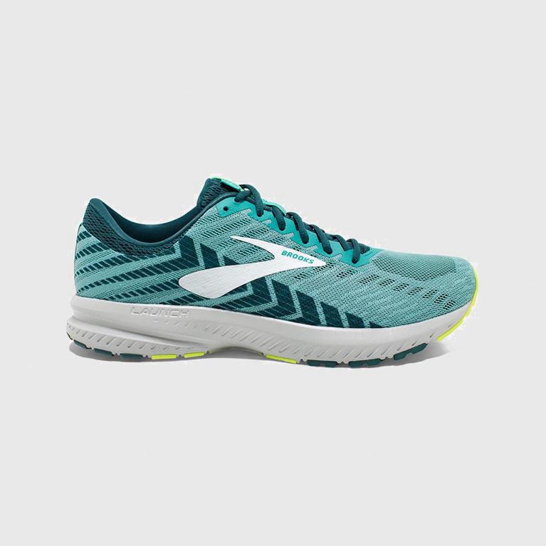 Brooks Launch 6 Israel - Women's Road Running Shoes - Green (60549-KMPI)